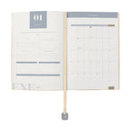 AGENDA SEMANAL CLÁSICA 2026 BEIGE