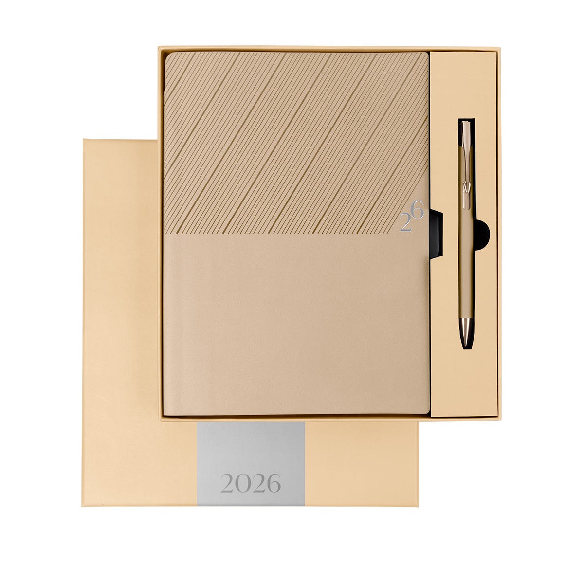 AGENDA SEMANAL CLÁSICA 2026 BEIGE