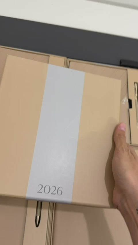 AGENDA SEMANAL CLÁSICA 2026 BEIGE